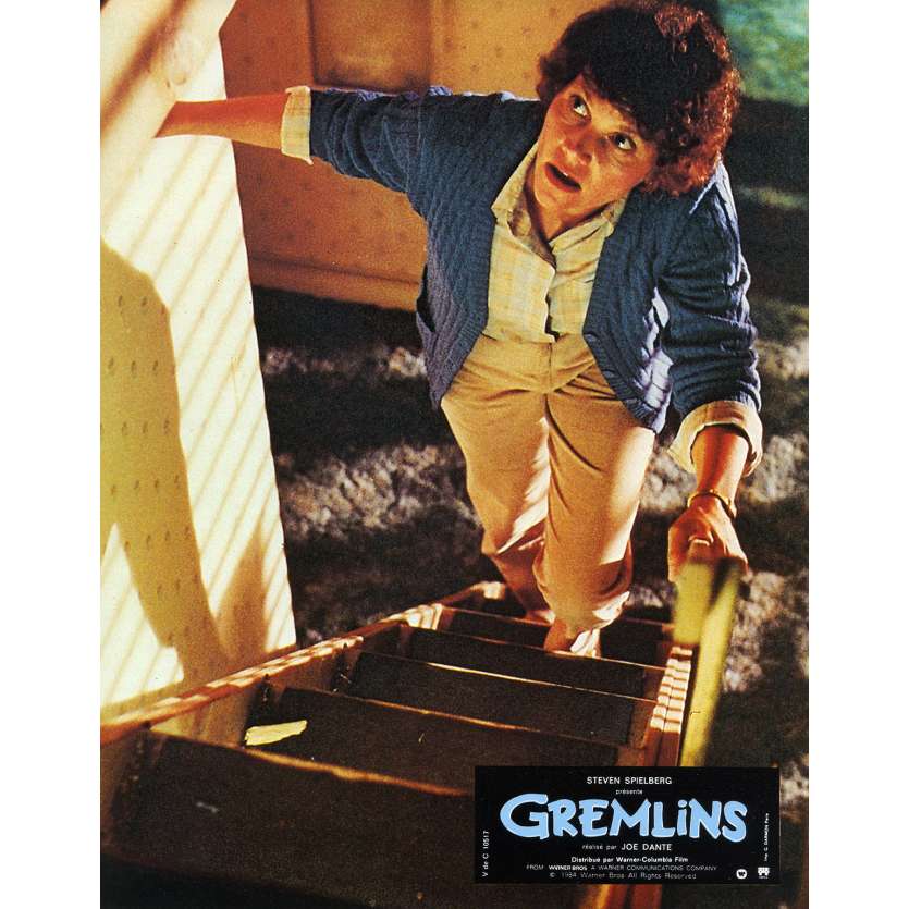 GREMLINS Original Lobby Card N07 - 9x12 in. - 1984 - Joe Dante, Zach Galligan