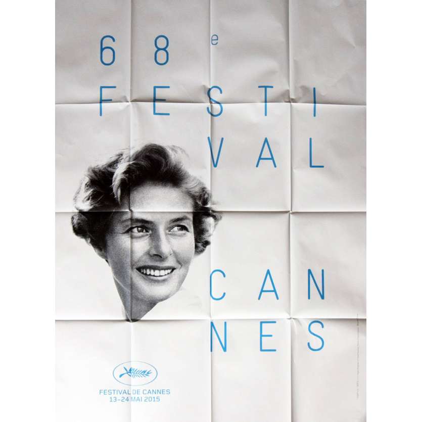 FESTIVAL DE CANNES 2015 Affiche officielle 120x160, Ingrid Bergman