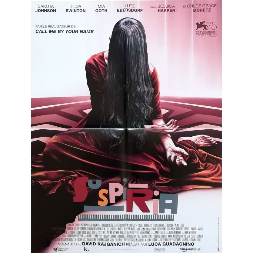 SUSPIRIA Original Movie Poster - 15x21 in. - 2018 - Luca Guadagnino, Dakota Johnson