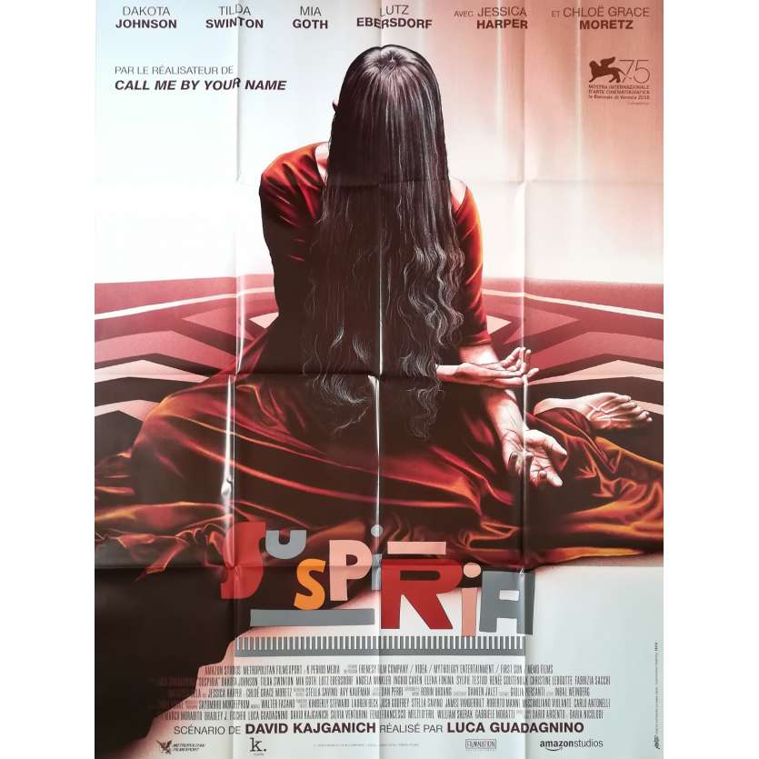 SUSPIRIA  Affiche de film  - 120x160 cm. - 2018 - Dakota Johnson, Luca Guadagnino