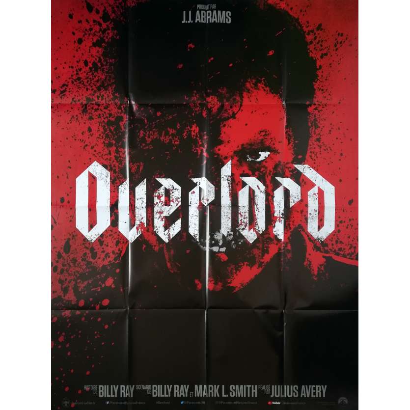 OVERLORD Original Movie Poster - 47x63 in. - 2018 - Julius Avery, Wyatt Russell