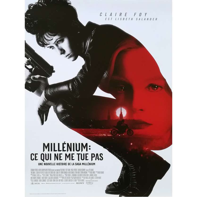 MILLENIUM THE GIRL IN THE SPIDER'S WEB Original Movie Poster - 15x21 in. - 2018 - Fede Alvarez, Claire Foy