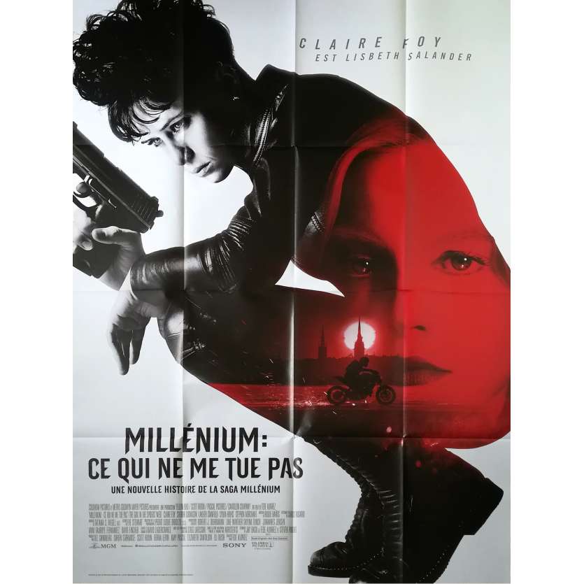 MILLENIUM THE GIRL IN THE SPIDER'S WEB Original Movie Poster - 47x63 in. - 2018 - Fede Alvarez, Claire Foy