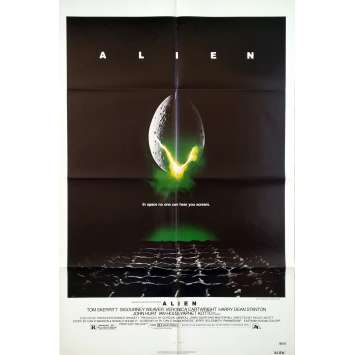 ALIEN Affiche de film entoilée 69x104 - 1979 - Sigourney Weaver, Ridley Scott ALIEN Affiche de film entoilée 69x104 - 1979 - Sigourney Weaver, Ridley Scott