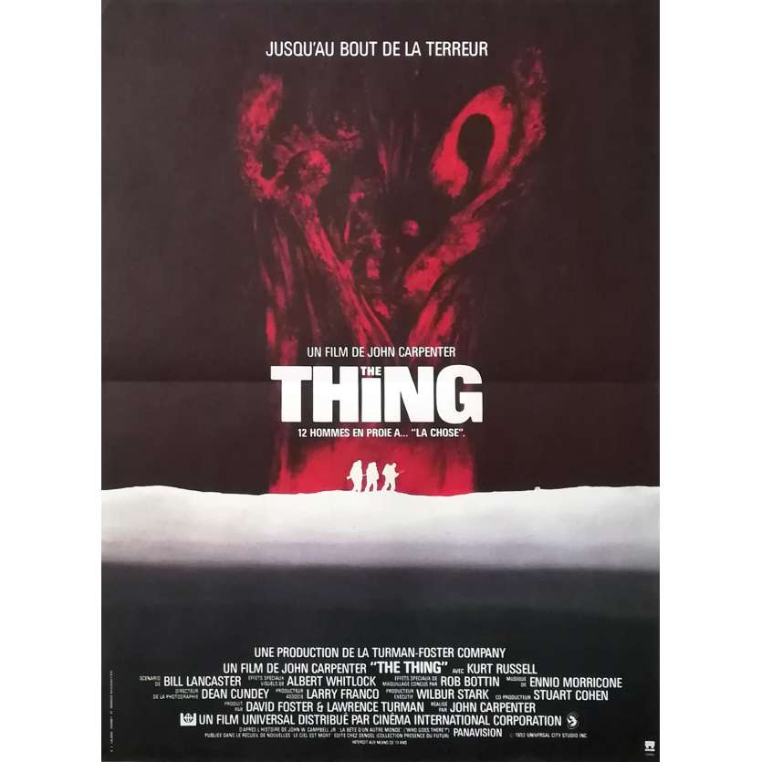 THE THING Original Movie Poster - 15x21 in. - 1982 - John Carpenter, Kurt Russel