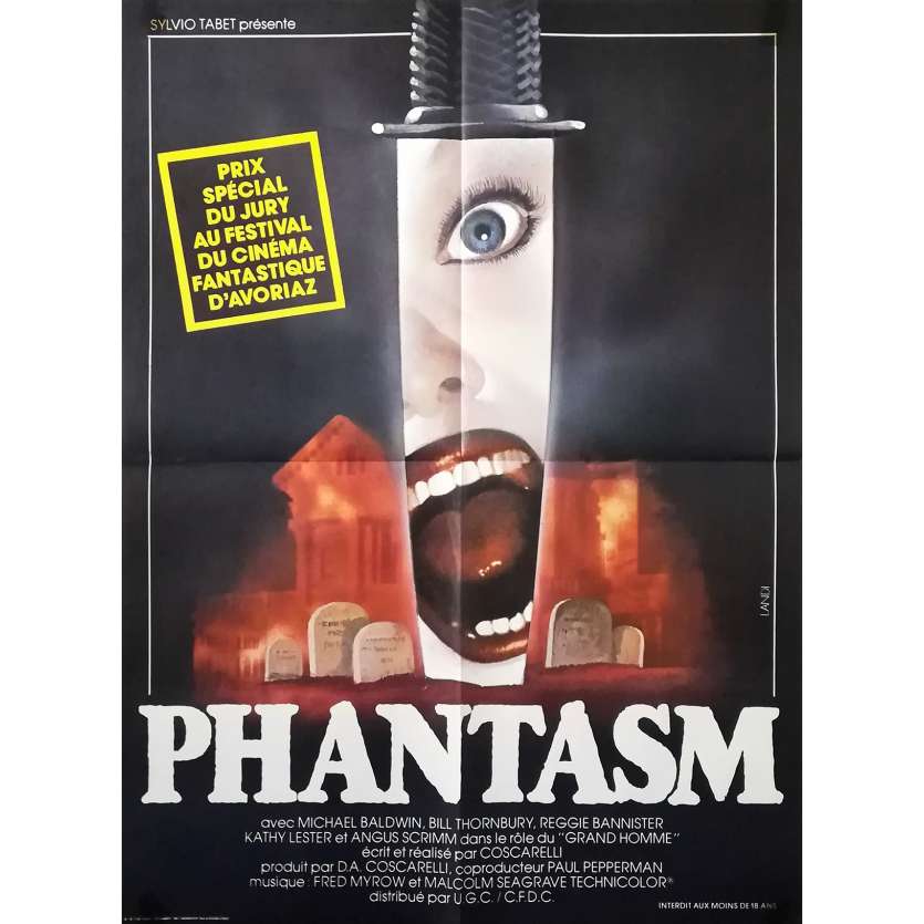 PHANTASM Affiche de film - 60x80 cm. - 1979 - Angus Scrimm, Don Coscarelli