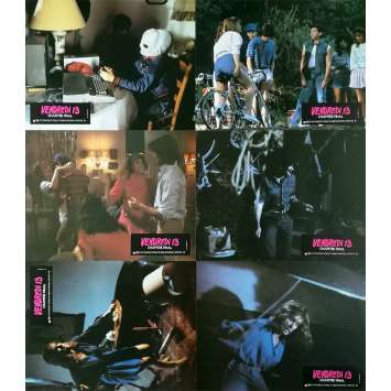 Friday THE 13TH THE FINAL CHAPTER Original Lobby Cards x7 - 9x12 in. - 1984 - Joseph Zito, Erich Anderson