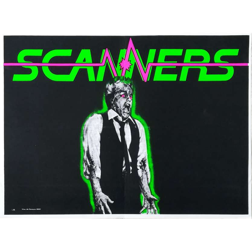 SCANNERS Affiche de film Modèle rare - 40x60 cm. - 1981 - Patrick McGoohan, David Cronenberg