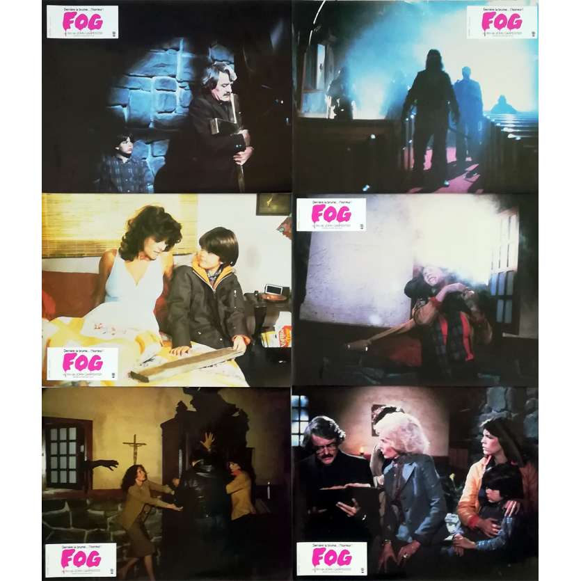 FOG Photos de film x6 - 21x30 cm. - 1979 - Jamie Lee Curtis, John Carpenter