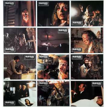 THE CITY OF THE LIVING DEAD Original Lobby Cards x12 - 9x12 in. - 1980 - Lucio Fulci, Catriona MacColl