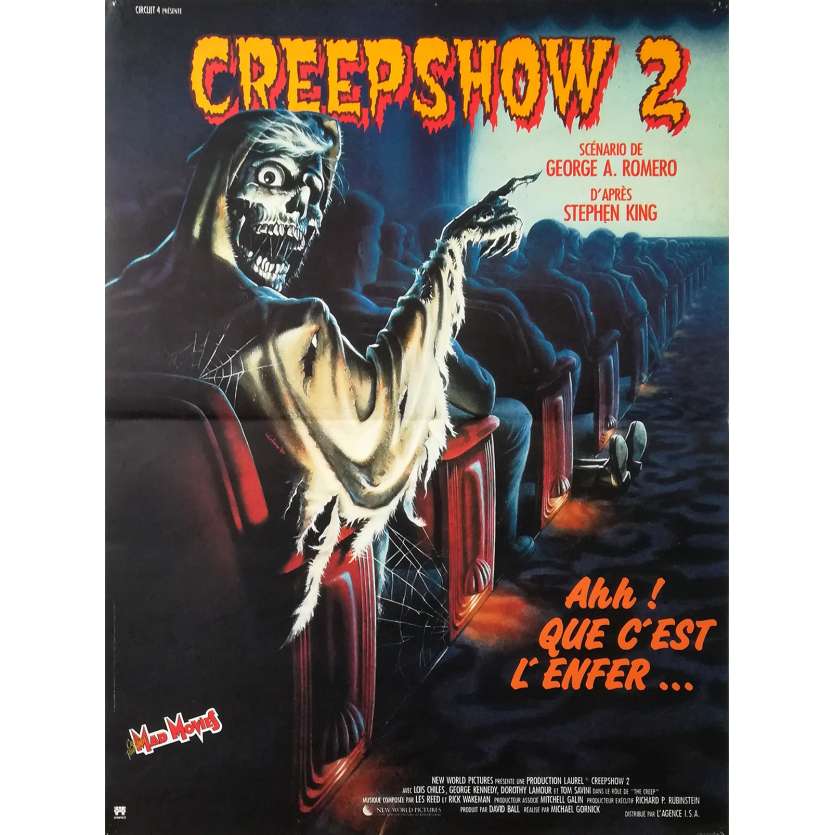 CREEPSHOW 2 Original Movie Poster - 15x21 in. - 1987 - Michael Gornick, George Kennedy