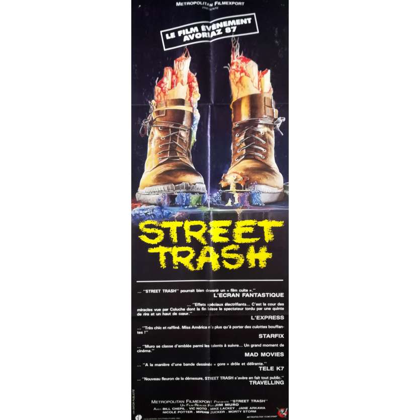 STREET TRASH Affiche de film  - 60x160 cm. - 1987 - Mike Lackey, Jim Muro