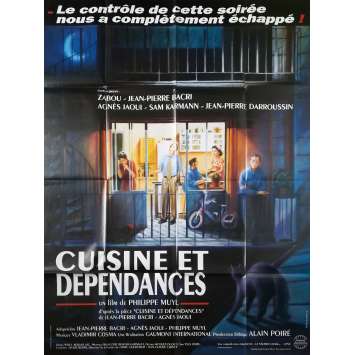 KITCHEN WITH APPARTMENT Original Movie Poster - 47x63 in. - 1993 - Agnes Jaoui, Jean-Pierre Bacri