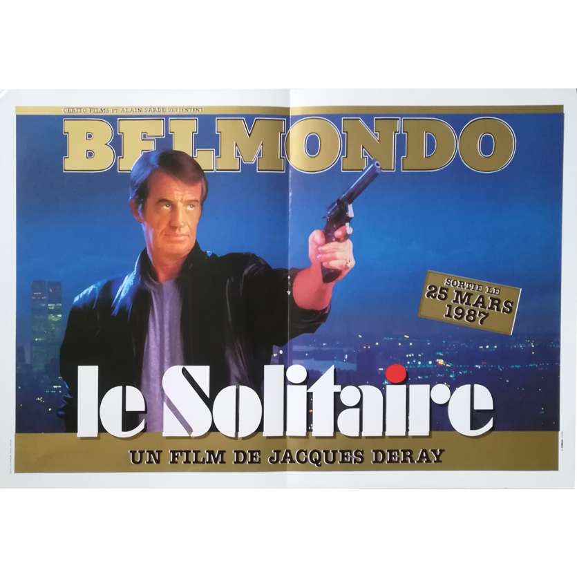 LE SOLITAIRE Synopsis - 24x30 cm. - 1987 - Jean-Paul Belmondo, Jacques Deray