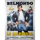 THE OUTSIDER Original Movie Poster  - 47x63 in. - 1983 - Jacques Deray, Jean-Paul Belmondo