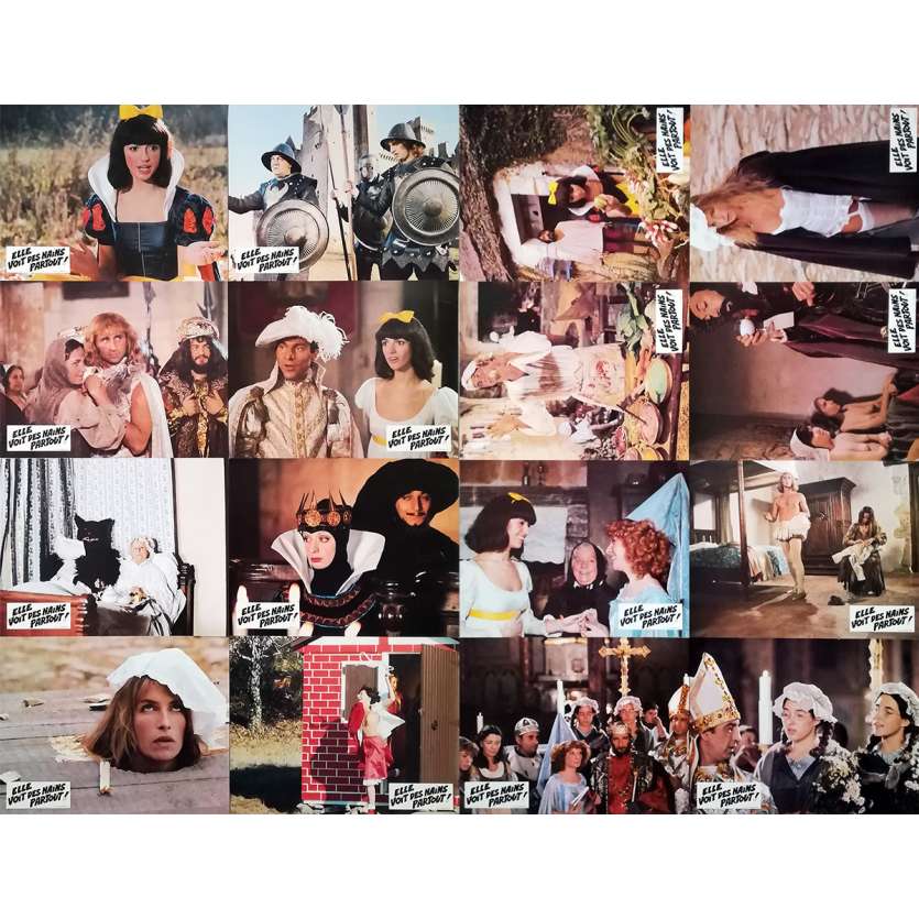ELLE VOIT DES NAINS PARTOUT Photos de film x16 - 21x30 cm. - 1982 - Zabou Breitman, Jean-Claude Sussfeld