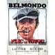 FLIC OU VOYOU Affiche de film - 120x160 cm. - 1979 - Jean-Paul Belmondo, Georges Lautner