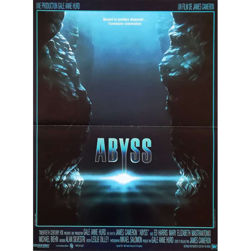 ABYSS affiche de film 40x60 - 1989 - James Cameron