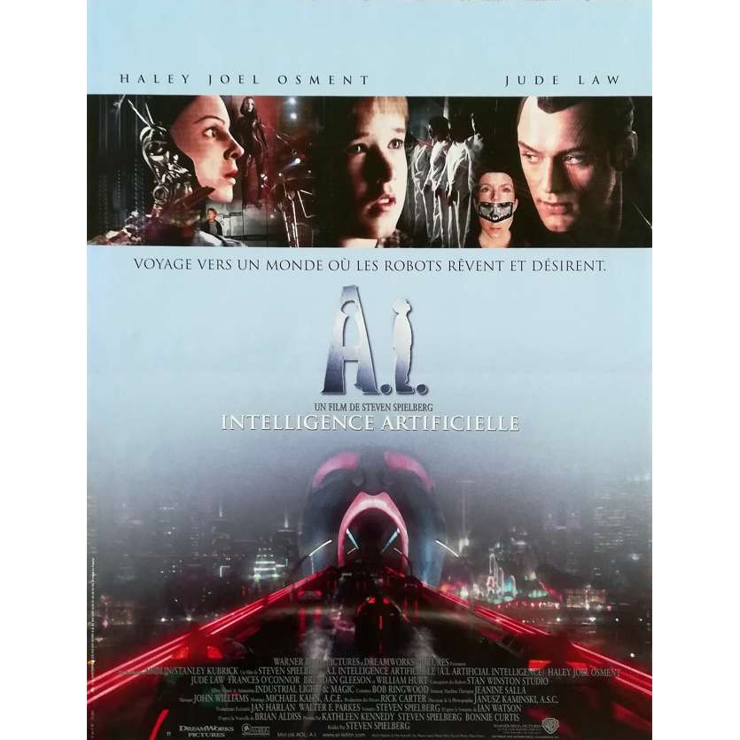 A.I. Affiche de film 40x60 - 2001 - Steven Spielberg