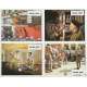 SOYLENT GREEN Original Lobby Cards x4 - 9x12 in. - 1973 - Richard Fleisher, Charlton Heston