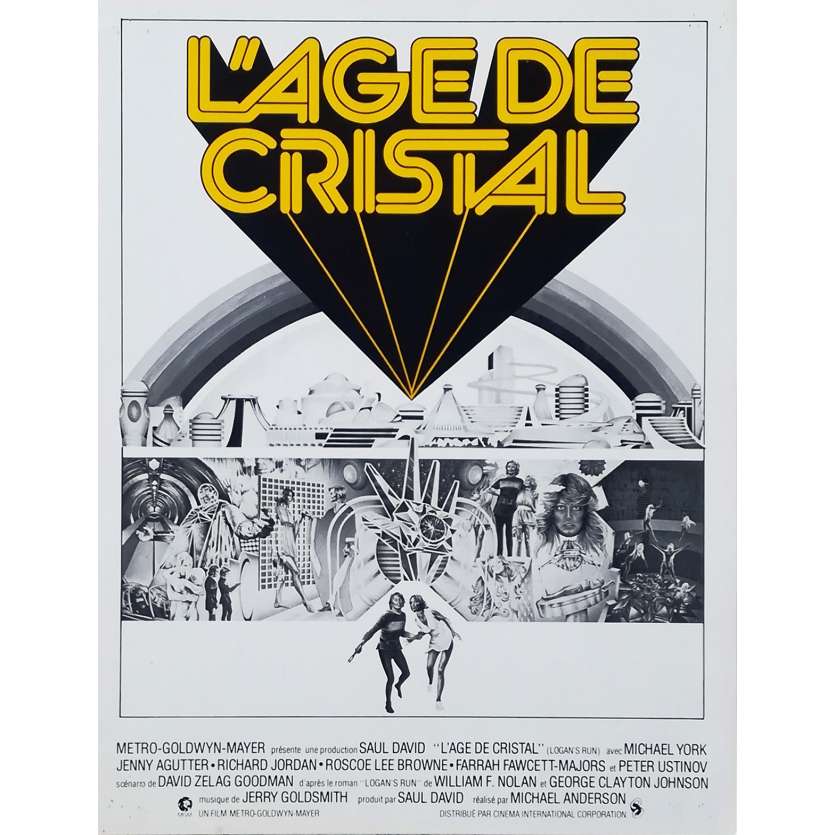L'AGE DE CRISTAL Synopsis  - 21x30 cm. - 1977 - Gregory Harrison, Donald Moffat