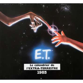 E.T. L'EXTRA-TERRESTRE Calendrier d'époque - 21x30 cm. - 1982 - Dee Wallace, Steven Spielberg