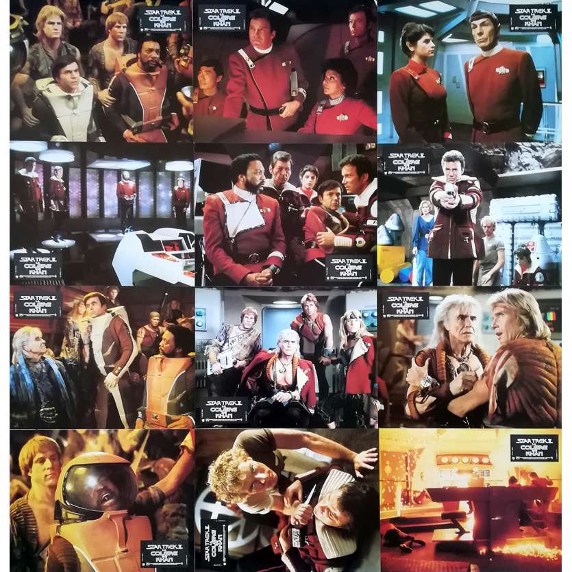 STAR TREK 2 LA COLERE DE KHAN Photos de film x12 - 21x30 cm. - 1982 - Leonard Nimoy, Nicholas Meyer