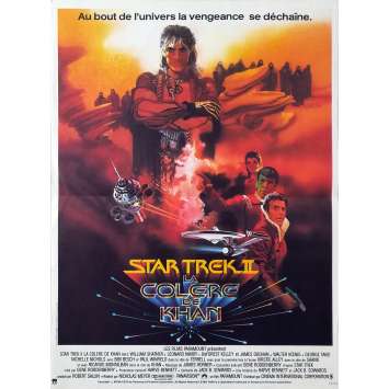 STAR TREK 2 LA COLERE DE KHAN Affiche de film - 40x60 cm. - 1982 - Leonard Nimoy, Nicholas Meyer STAR TREK 2 LA COLERE DE KHAN Affiche de film - 40x60 cm. - 1982 - Leonard Nimoy, Nicholas Meyer