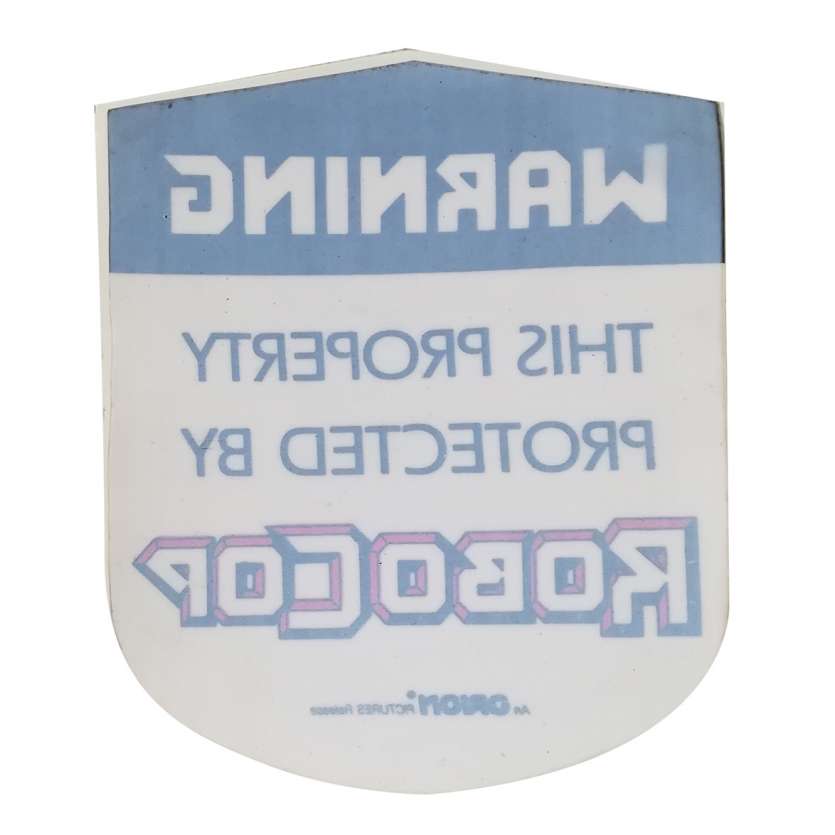 ROBOCOP Autocollant  - 6x6 cm. - 1986 - Nancy Allen, Paul Verhoeven