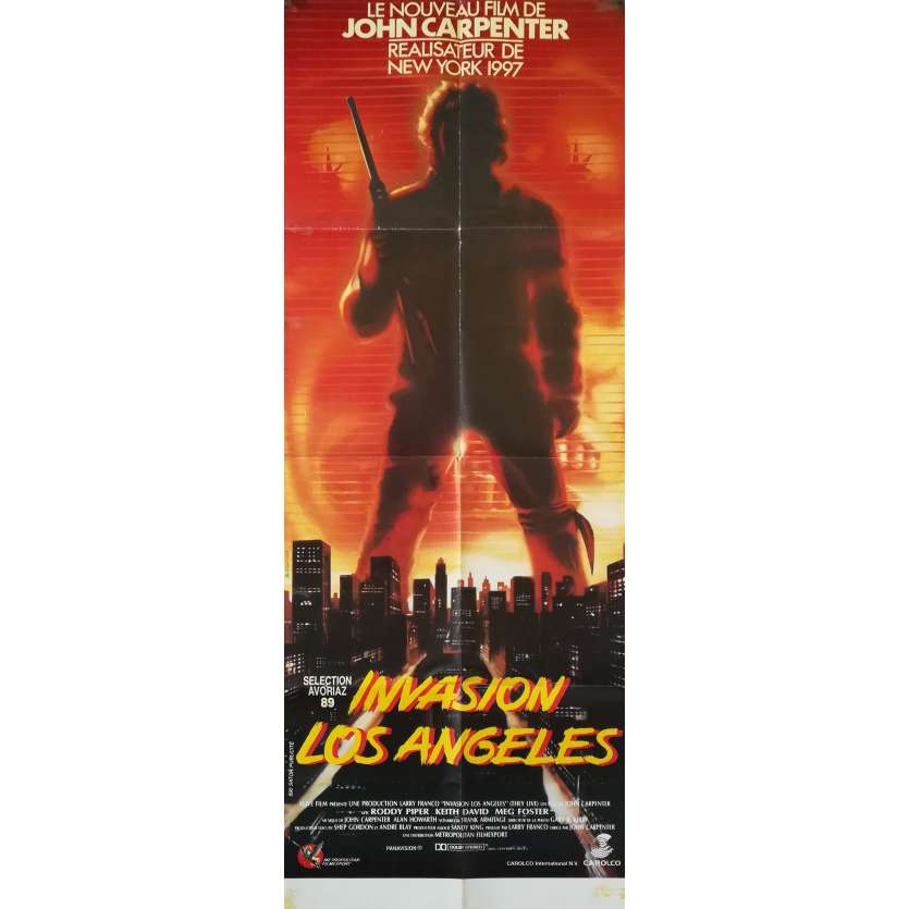 INVASION LOS ANGELES Affiche de film - 60x160 cm. - 1988 - Roddy Piper, John Carpenter