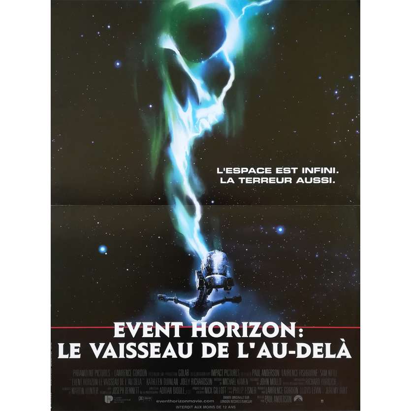 EVENT HORIZON Original Movie Poster  - 15x21 in. - 1997 - Paul W.S. Anderson , Sam Neil