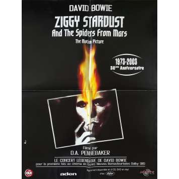 ZIGGY STARDUST Original Movie Poster - 23x32 in. - 1973 - D.A. Pennebaker, David Bowie