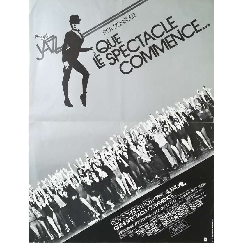 QUE LE SPECTACLE COMMENCE Affiche de film - 40x60 cm. - 1979 - Roy Sheider, Bob Fosse