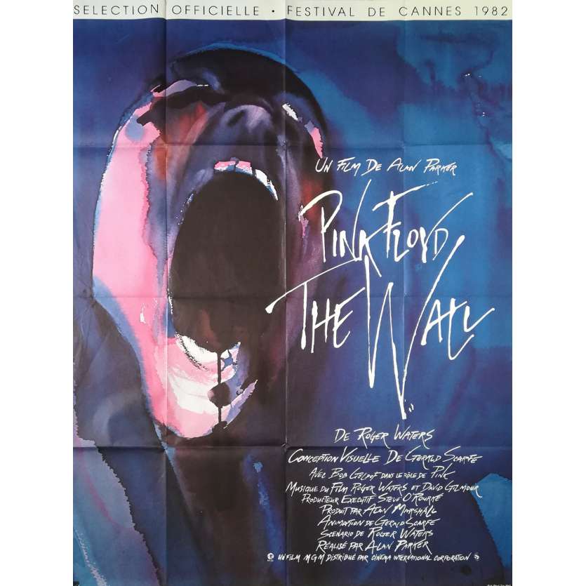 PINK FLOYD THE WALL Original Movie Poster  - 47x63 in. - 1982 - Alan Parker, Bob Geldof