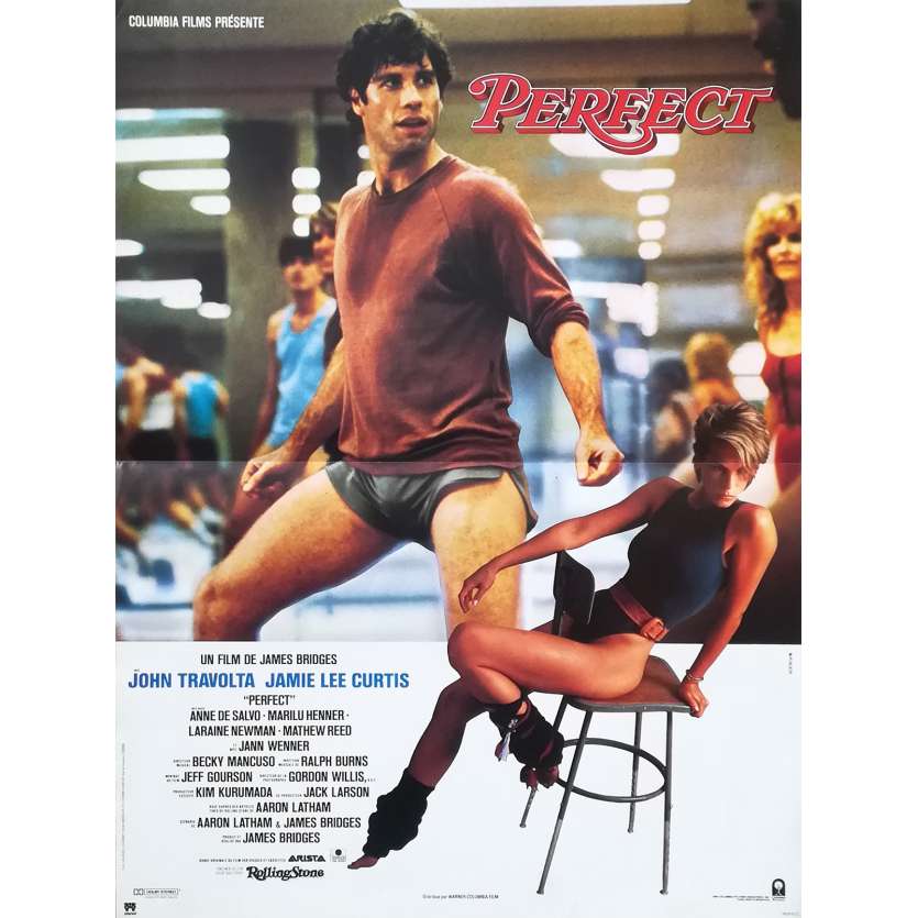 PERFECT Original Movie Poster  - 15x21 in. - 1985 - James Bridges, Jamie Lee Curtis, John Travolta