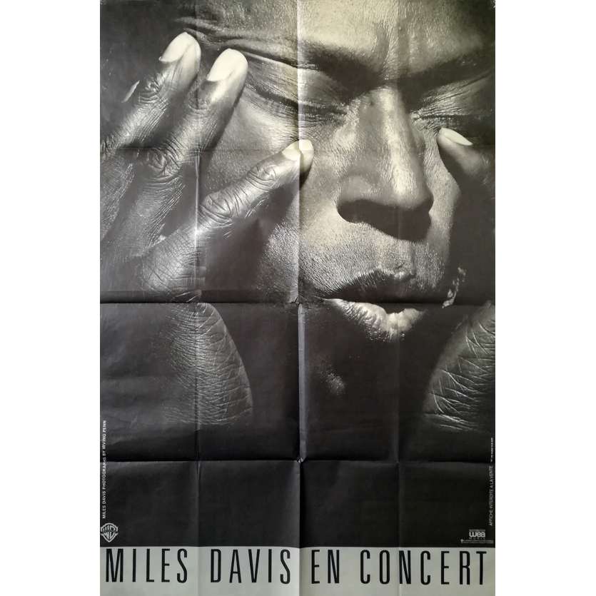 MILES DAVIS EN CONCERT Affiche promotion  - 80x120 cm. - 1986 - Miles Davis, Miles Davis
