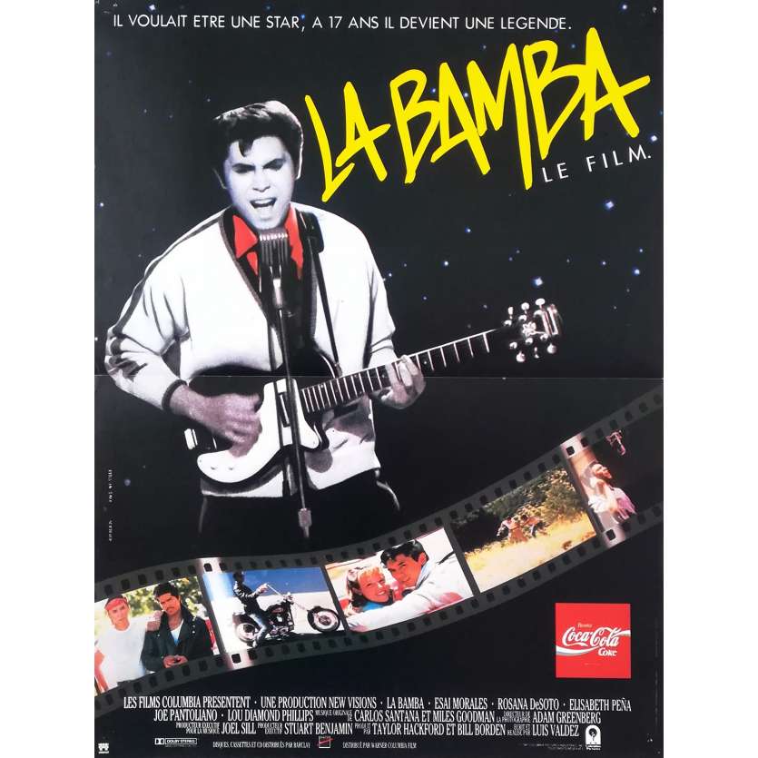 LA BAMBA Original Movie Poster  - 15x21 in. - 1987 - Luis Valdez, Lou Diamonds Phillips