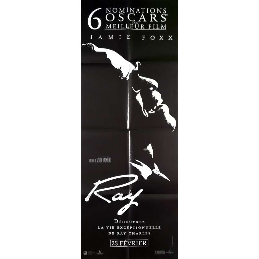 RAY Original Movie Poster - 23x63 in. - 2004 - Taylor Hackford, Jamie Foxx