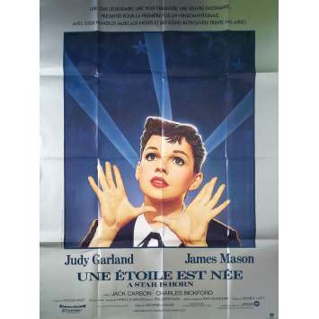 A STAR IS BORN Original Movie Poster - 47x63 in. - R1970 - George Cukor, Barbra Streisand