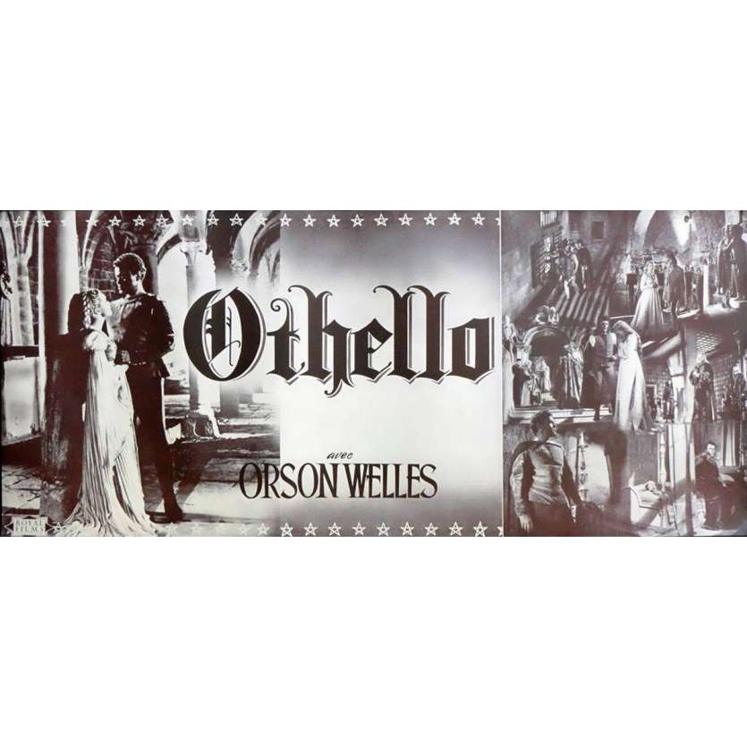 OTHELLO French Huge Herald 11x24 - 1952 - Orson Welles,