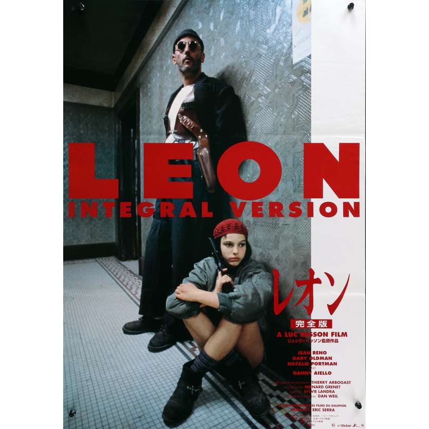 LEON Affiche de film - 51x72 cm. - 1994 - Jean-Paul Belmondo, Luc Besson