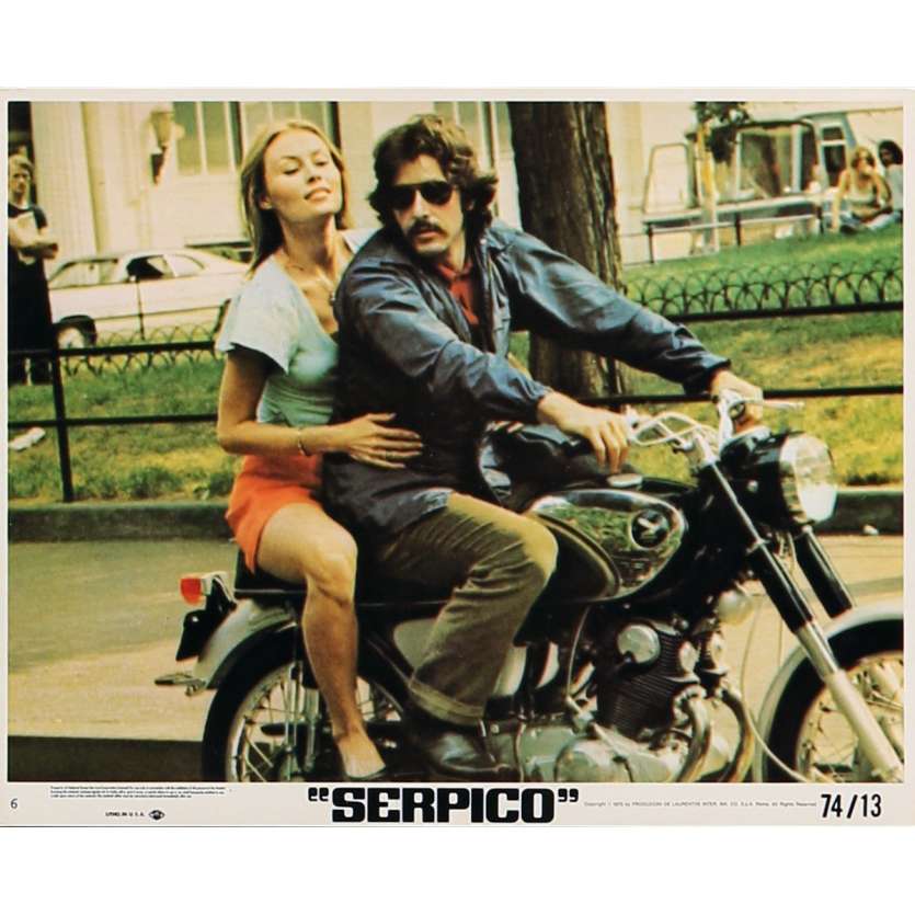 SERPICO Original Lobby Card N04 - 8x10 in. - 1973 - Sydney Lumet, Al Pacino
