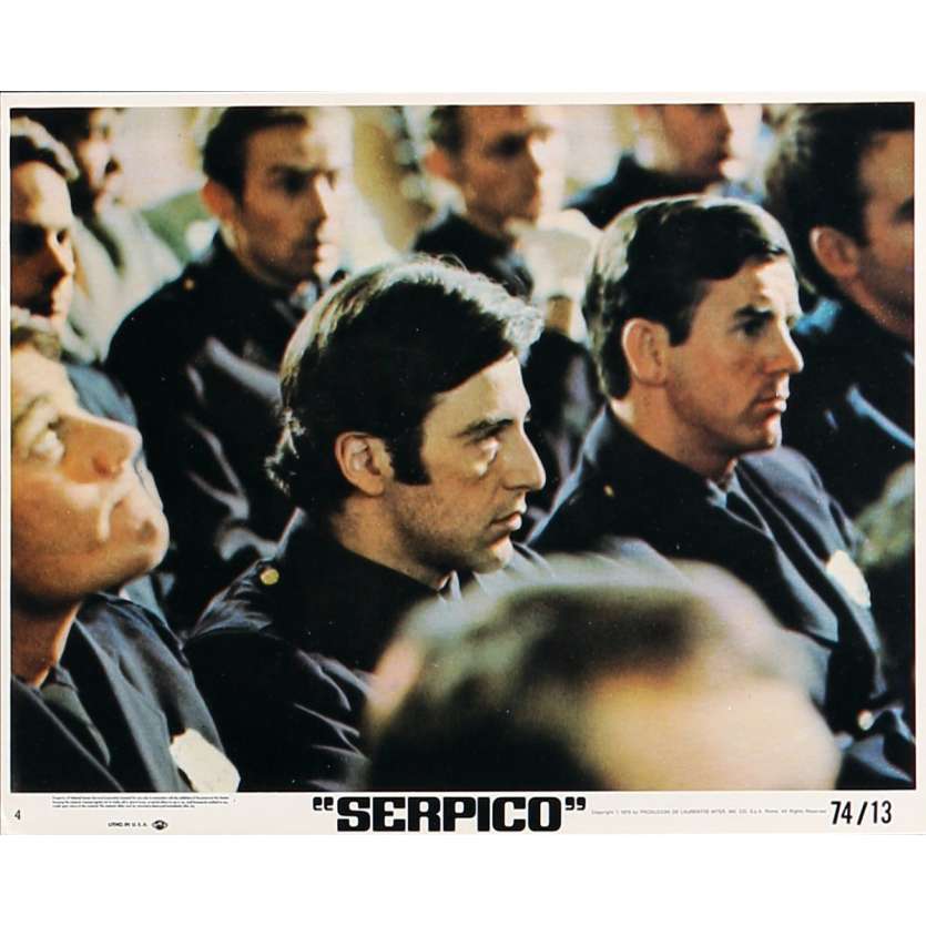 SERPICO Photo de film N02 - 20x25 cm. - 1973 - Al Pacino, Sydney Lumet