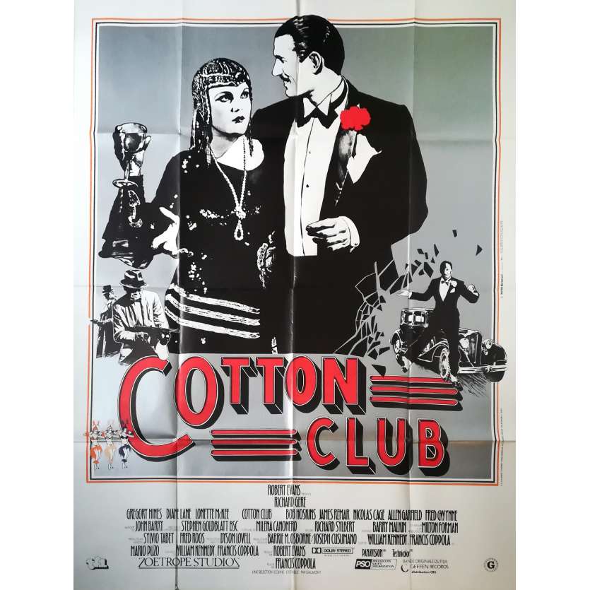 COTTON CLUB Original Movie Poster  - 47x63 in. - 1984 - Francis Ford Coppola, Richard Gere