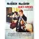GUET-APENS Affiche de film  - 120x160 cm. - R1980 - Steve McQueen, Sam Peckinpah