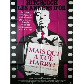 THE TROUBLE WITH HARRY Original Movie Poster - 47x63 in. - R1980 - Alfred Hitchcock, Shirley MacLaine