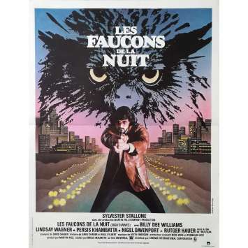 NIGHTHAWKS Original Movie Poster - 15x21 in. - 1981 - Sylvester Stallone, Rutger Hauer
