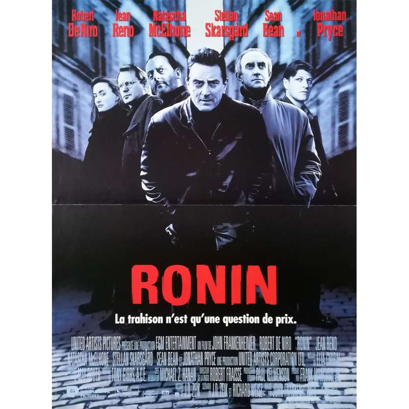 RONIN Original Movie Poster  - 15x21 in. - 1998 - John Frankenheimer, Robert de Niro