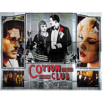 COTTON CLUB Original Movie Poster  - 158x118 in. - 1984 - Francis Ford Coppola, Richard Gere