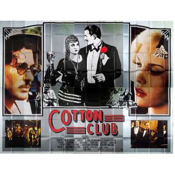 COTTON CLUB Original Movie Poster - 158x118 in. - 1984 - Francis Ford Coppola, Richard Gere